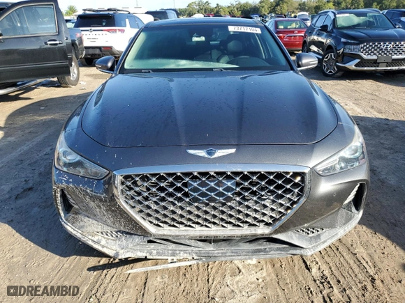 2020 Genesis G70 2.0T with VIN KMTG34LA5LU047685, listed as a Copart auction lot 73717104 with 0 mi miles and Non Repairable. Bid and sale history available at carsss.com. Image 5.