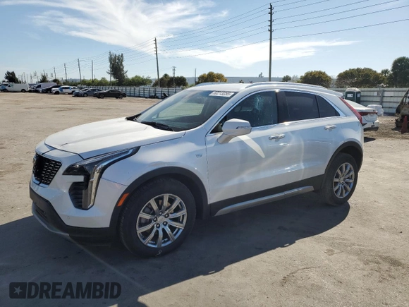 2022 Cadillac XT4 FWD Premium Luxury with VIN 1GYFZCR45NF100049, listed as a Copart auction lot 50213255 with 62,391 mi miles and Salvage title. Bid and sale history available at DreamBid. Image 1.