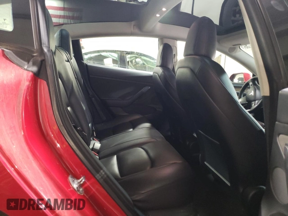 2022 Tesla Model 3 with VIN 5YJ3E1EA8NF289661, listed as a Copart auction lot 52350675 with 153,797 mi miles and Salvage Title. Bid and sale history available at DreamBid. Image 10.