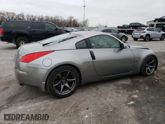 2006 Nissan 350Z Touring with VIN JN1AZ34D76M330778, listed as a Copart auction lot 82560514 with 93,590 mi miles and Salvage Title. Bid and sale history available at carsss.com. Image 3.