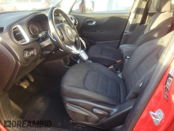 2018 Jeep Renegade Latitude with VIN ZACCJABB8JPG67201, listed as a Copart auction lot 48498875 with 0 mi miles and Salvage Title. Bid and sale history available at carsss.com. Image 7.