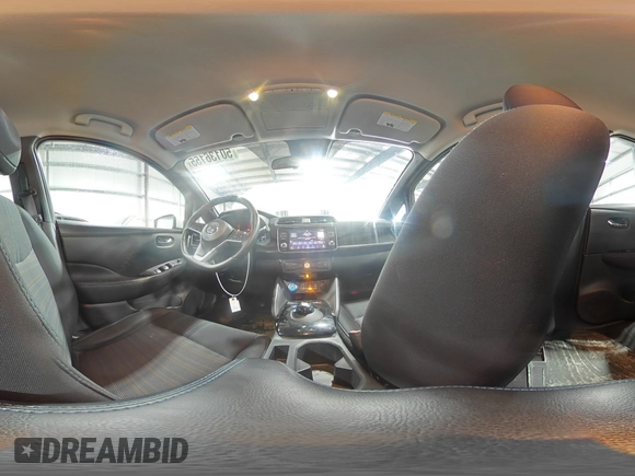 2020 Nissan LEAF SV Plus with VIN 1N4BZ1CP4LC305023, listed as a Copart auction lot 50136155 with 46,195 mi miles and Salvage Title. Bid and sale history available at DreamBid. Image 16.