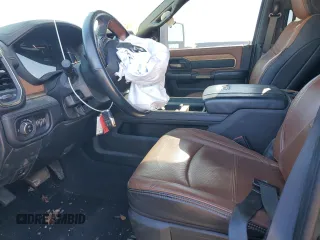 2023 Ram 2500 Longhorn with VIN 3C6UR5GL2PG617143, listed as a Copart auction lot 85703644 with 26,092 mi miles and Salvage Title. Bid and sale history available at carsss.com. Image 7.