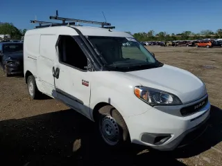 2022 Ram ProMaster City Cargo Tradesman with VIN ZFBHRFAB5N6W66936, listed as a Copart auction lot 56291705 with 42,653 mi miles and Salvage title. Bid and sale history available at DreamBid. Image 4.