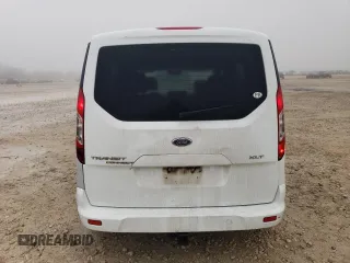2014 Ford Transit Connect XLT with VIN NM0AE8F76E1149794, listed as a Copart auction lot 43130385 with 210,682 mi miles and Salvage title. Bid and sale history available at DreamBid. Image 6.