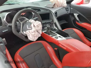 2017 Chevrolet Corvette Grand Sport 2LT with VIN 1G1YY2D79H5112303, listed as a Copart auction lot 73405874 with 23,745 mi miles and Salvage Title. Bid and sale history available at carsss.com. Image 8.