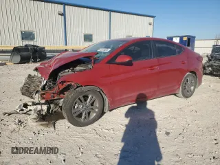 2018 Hyundai Elantra SEL with VIN 5NPD84LF4JH250198, listed as a Copart auction lot 41873635 with 68,531 mi miles and Salvage Title. Bid and sale history available at carsss.com. Image 1.