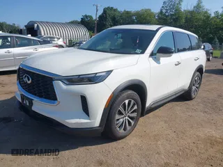 2024 Infiniti QX60 Pure with VIN 5N1DL1ES8RC357555, listed as a IAAI auction lot 42571285 with 8,557 mi miles and . Bid and sale history available at DreamBid. Image 17.