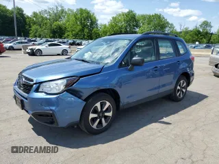 2017 Subaru Forester with VIN JF2SJABC0HH580237, listed as a Copart auction lot 59130085 with 64,613 mi miles and Salvage title. Bid and sale history available at DreamBid. Image 1.