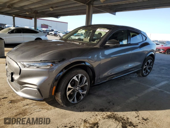 2023 Ford Mustang Mach-E Premium with VIN 3FMTK3SUXPMA96702, listed as a Copart auction lot 52362555 with 17,378 mi miles and Non Repairable. Bid and sale history available at DreamBid. Image 1.