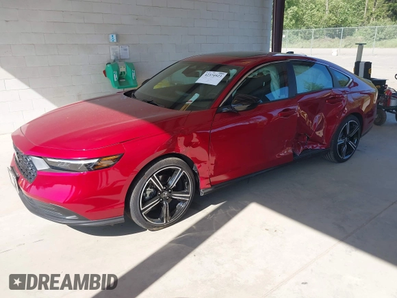 2025 Honda Accord Sport with VIN 1HGCY2F56SA005674, listed as a IAAI auction lot 42374923 with 5,278 mi miles and . Bid and sale history available at DreamBid. Image 17.