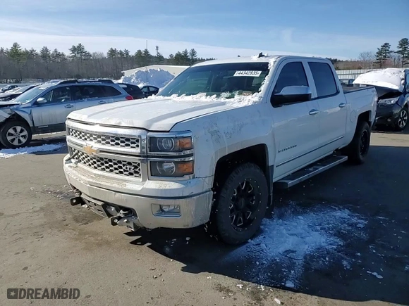 2014 Chevrolet Silverado 1500 LTZ with VIN 3GCUKSEC9EG347100, listed as a Copart auction lot 44342835 with 117,715 mi miles and Salvage Title. Bid and sale history available at carsss.com. Image 10.