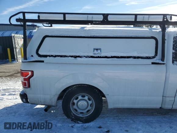 2018 Ford F-150 XL with VIN 1FTMF1CB8JKF26076, listed as a Copart auction lot 42238285 with 149,617 mi miles and Salvage Title. Bid and sale history available at carsss.com. Image 11.