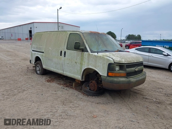 2007 Chevrolet Express Cargo with VIN 1GCGG25V271201283, listed as a IAAI auction lot 42094513 with Not Provided miles and . Bid and sale history available at DreamBid. Image 1.