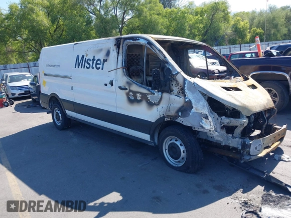 2023 Ford Transit Cargo with VIN 1FTBR1Y87PKB74936, listed as a IAAI auction lot 40183559 with Not Provided miles and . Bid and sale history available at DreamBid. Image 1.