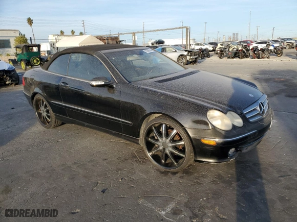 2004 Mercedes-Benz CLK-Class Cabriolet 3.2L with VIN WDBTK65G64T017100, listed as a Copart auction lot 78289534 with 152,914 mi miles and Salvage Title. Bid and sale history available at carsss.com. Image 4.