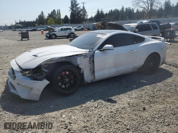 2019 Ford Mustang GT z VIN 1FA6P8CF1K5188978, wystawiony jako Copart lot #54379665 z przebiegiem 53 283 mil mil oraz Szkoda całkowita • Salvage title. Historia ofert i sprzedaży dostępna na DreamBid. Obrazek 1.