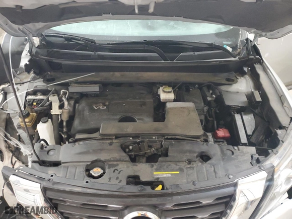 2020 Nissan Pathfinder S with VIN 5N1DR2AN0LC629690, listed as a Copart auction lot 89143465 with 49,442 mi miles and Salvage Title. Bid and sale history available at carsss.com. Image 12.