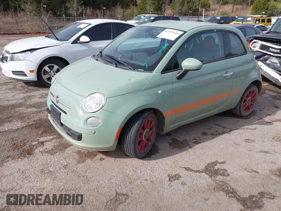 2016 FIAT 500 Easy with VIN 3C3CFFKR0GT125964, listed as a IAAI auction lot 41931189 with 90,237 mi miles. Bid and sale history available at carsss.com. Image 17.