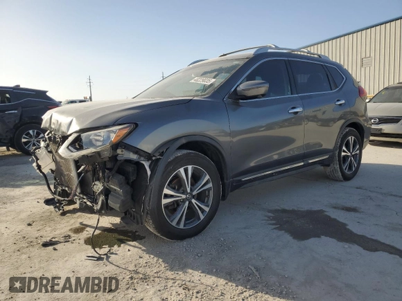 2017 Nissan Rogue SL with VIN JN8AT2MT9HW142338, listed as a Copart auction lot 48229035 with 62,068 mi miles and Salvage Title. Bid and sale history available at DreamBid. Image 1.