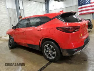 2023 Chevrolet Blazer LT with VIN 3GNKBHR41PS130600, listed as a Copart auction lot 55094785 with 72,155 mi miles and Salvage title. Bid and sale history available at DreamBid. Image 2.