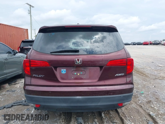 2016 Honda Pilot EX-L with VIN 5FNYF6H55GB082646, listed as a IAAI auction lot 42682375 with 96,314 mi miles and . Bid and sale history available at DreamBid. Image 16.