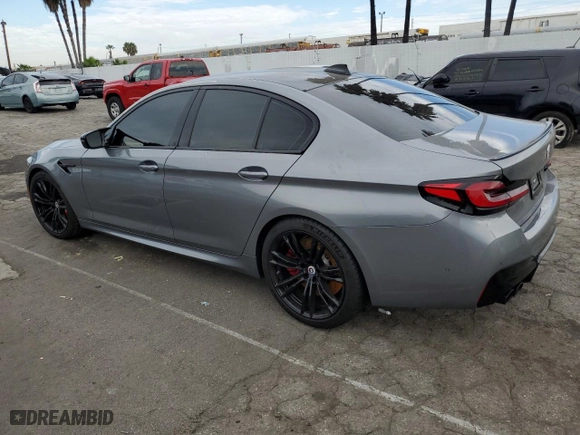 2023 BMW M5 with VIN WBS83CH05PCM79470, listed as a Copart auction lot 67371803 with 3,923 mi miles. Bid and sale history available at carsss.com. Image 2.