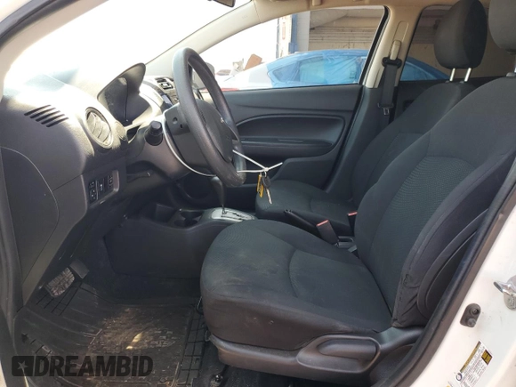 2017 Mitsubishi Mirage ES with VIN ML32F3FJ7HHF10373, listed as a Copart auction lot 60353785 with 67,439 mi miles and Salvage title. Bid and sale history available at DreamBid. Image 7.