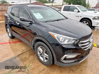 2017 Hyundai Santa Fe 2.4L with VIN 5XYZU3LB6HG420622, listed as a Copart auction lot 63932465 with 110,764 mi miles and Clean title. Bid and sale history available at DreamBid. Image 1.