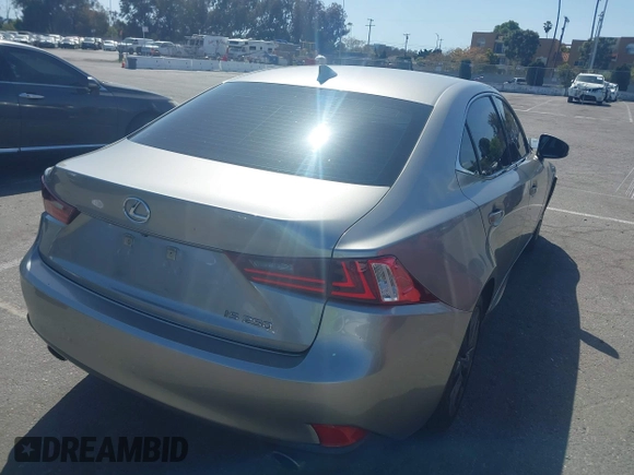 2014 Lexus IS 250 with VIN JTHBF1D24E5031723, listed as a IAAI auction lot 41957146 with 126,125 mi miles. Bid and sale history available at carsss.com. Image 4.