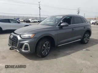 2023 Audi Q5 S line Premium Plus z VIN WA1EAAFY4P2153608, wystawiony jako Copart lot #46738855 z przebiegiem 20 111 mil mil oraz Szkody całkowita. Historia ofert i sprzedaży dostępna na DreamBid. Obrazek 1.
