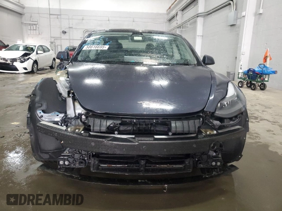 2023 Tesla Model 3 с VIN 5YJ3E1EA6PF655555, выставлен на аукционе Copart как лот 58616695 с пробегом 33 667 миль миль и Списание • Salvage title. История ставок и продаж доступна на DreamBid. Изображение 5.