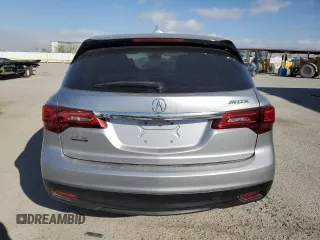 2016 Acura MDX w/Tech with VIN 5FRYD3H43GB015893, listed as a Copart auction lot 89401505 with 125,196 mi miles and Salvage Title. Bid and sale history available at carsss.com. Image 6.