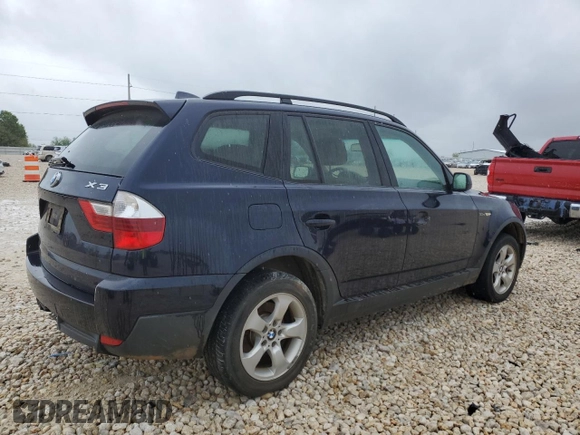 2008 BMW X3 3.0si with VIN WBXPC93438WJ16880, listed as a Copart auction lot 50837765 with 108,825 mi miles and Clean Title. Bid and sale history available at carsss.com. Image 3.
