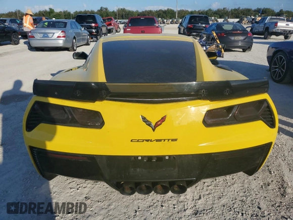 2019 Chevrolet Corvette Grand Sport 1LT with VIN 1G1YV2D79K5115282, listed as a Copart auction lot 80503004 with 0 mi miles and Salvage Title. Bid and sale history available at carsss.com. Image 6.