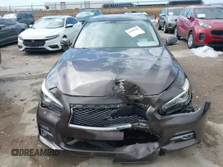 2017 Infiniti Q50 Sport with VIN JN1EV7AP1HM738098, listed as a IAAI auction lot 42108449 with 109,540 mi miles and . Bid and sale history available at DreamBid. Image 12.
