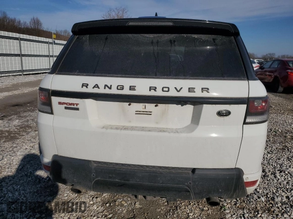 2017 Land Rover Range Rover Sport Autobiography with VIN SALWV2FEXHA176983, listed as a Copart auction lot 88898745 with 124,780 mi miles and Salvage Title. Bid and sale history available at carsss.com. Image 6.