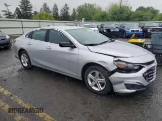2020 Chevrolet Malibu LS with VIN 1G1ZB5ST7LF074192, listed as a Copart auction lot 56485005 with 46,041 mi miles and Salvage Title. Bid and sale history available at DreamBid. Image 4.