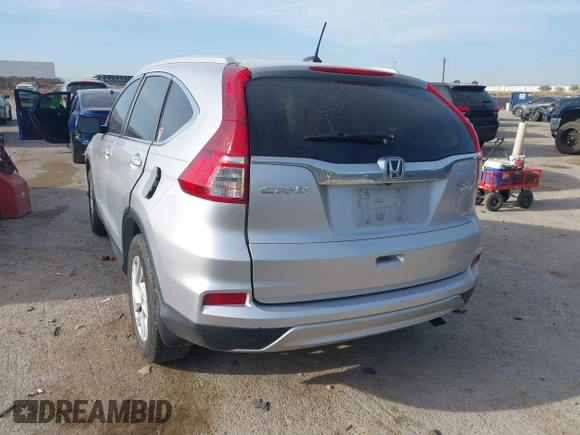 2015 Honda CR-V EX-L with VIN 2HKRM3H71FH557008, listed as a IAAI auction lot 41870926 with 114,747 mi miles. Bid and sale history available at carsss.com. Image 3.