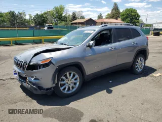 2016 Jeep Cherokee Limited с VIN 1C4PJLDB9GW221757, выставлен на аукционе Copart как лот 60102155 с пробегом 114 663 миль миль и Списание • Salvage title. История ставок и продаж доступна на DreamBid. Изображение 1.