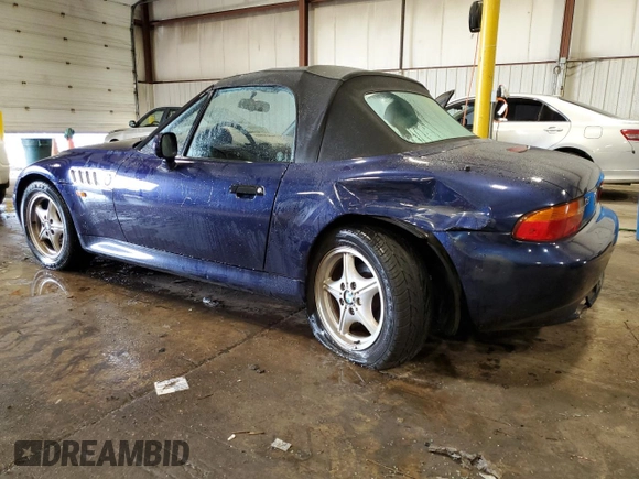 1997 BMW 3 Series 1.9L with VIN 4USCH7323VLE05039, listed as a Copart auction lot 63006834 with 37,689 mi miles and Salvage Title. Bid and sale history available at carsss.com. Image 2.