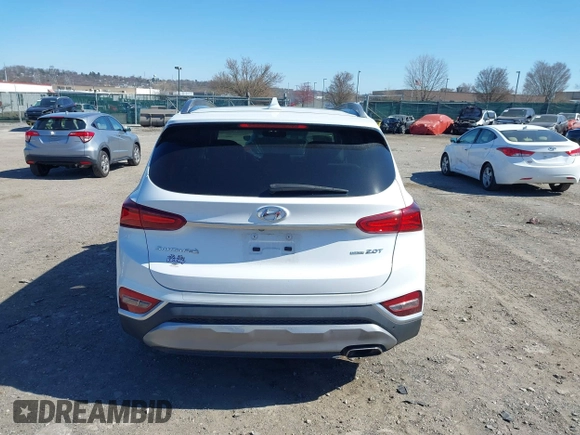 2019 Hyundai Santa Fe Ultimate with VIN 5NMS5CAA0KH067753, listed as a IAAI auction lot 41884396 with 31,343 mi miles and . Bid and sale history available at DreamBid. Image 16.