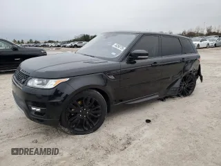 2017 Land Rover Range Rover Sport HSE with VIN SALWR2FK6HA129458, listed as a Copart auction lot 46280735 with 135,469 mi miles and Salvage Title. Bid and sale history available at carsss.com. Image 1.