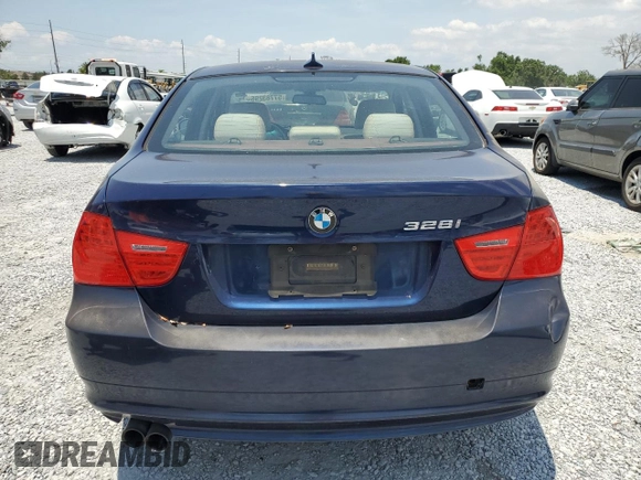 2011 BMW 3 Series 328i xDrive with VIN WBAPK5G5XBNN28350, listed as a Copart auction lot 57783295 with Not provided miles and Clean title. Bid and sale history available at DreamBid. Image 6.