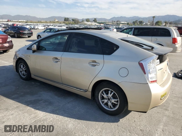 2010 Toyota Prius II with VIN JTDKN3DU7A0216244, listed as a Copart auction lot 50058925 with 109,762 mi miles and Salvage Title. Bid and sale history available at carsss.com. Image 2.