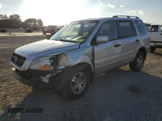 2005 Honda Pilot EX-L z VIN 5FNYF18615B015566, wystawiony jako Copart lot #85769724 z przebiegiem 158 530 mil mil oraz Szkody całkowita. Historia ofert i sprzedaży dostępna na DreamBid. Obrazek 1.