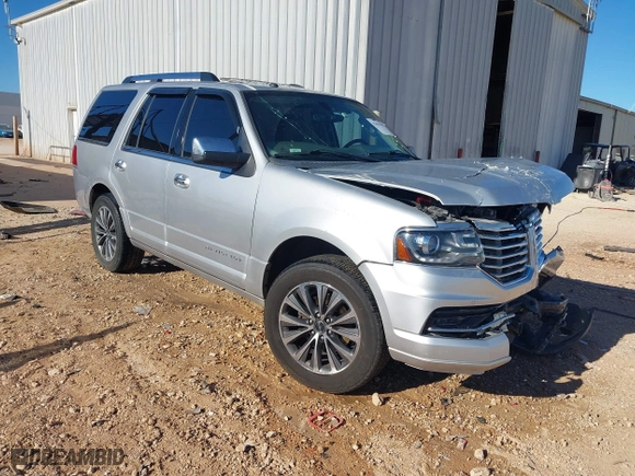 2016 Lincoln Navigator Select with VIN 5LMJJ2HT6GEL08923, listed as a IAAI auction lot 41663454 with 126,199 mi miles. Bid and sale history available at carsss.com. Image 1.