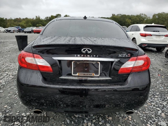 2013 Infiniti M37 with VIN JN1BY1AR7DM602898, listed as a Copart auction lot 79748604 with 247,068 mi miles and Salvage Title. Bid and sale history available at carsss.com. Image 6.