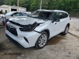 2023 Toyota Highlander L with VIN 5TDKDRAH0PS039765, listed as a Copart auction lot 59381995 with 29,982 mi miles and Salvage title. Bid and sale history available at DreamBid. Image 1.