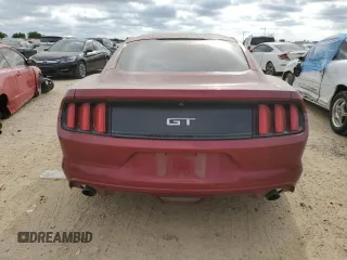 2015 Ford Mustang GT with VIN 1FA6P8CF9F5418062, listed as a Copart auction lot 52352075 with 47,464 mi miles and Salvage Title. Bid and sale history available at carsss.com. Image 6.